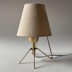 Harald Notini, Böhlmarks, table / wall lamp model 15566, brass, Sweden, 1950s