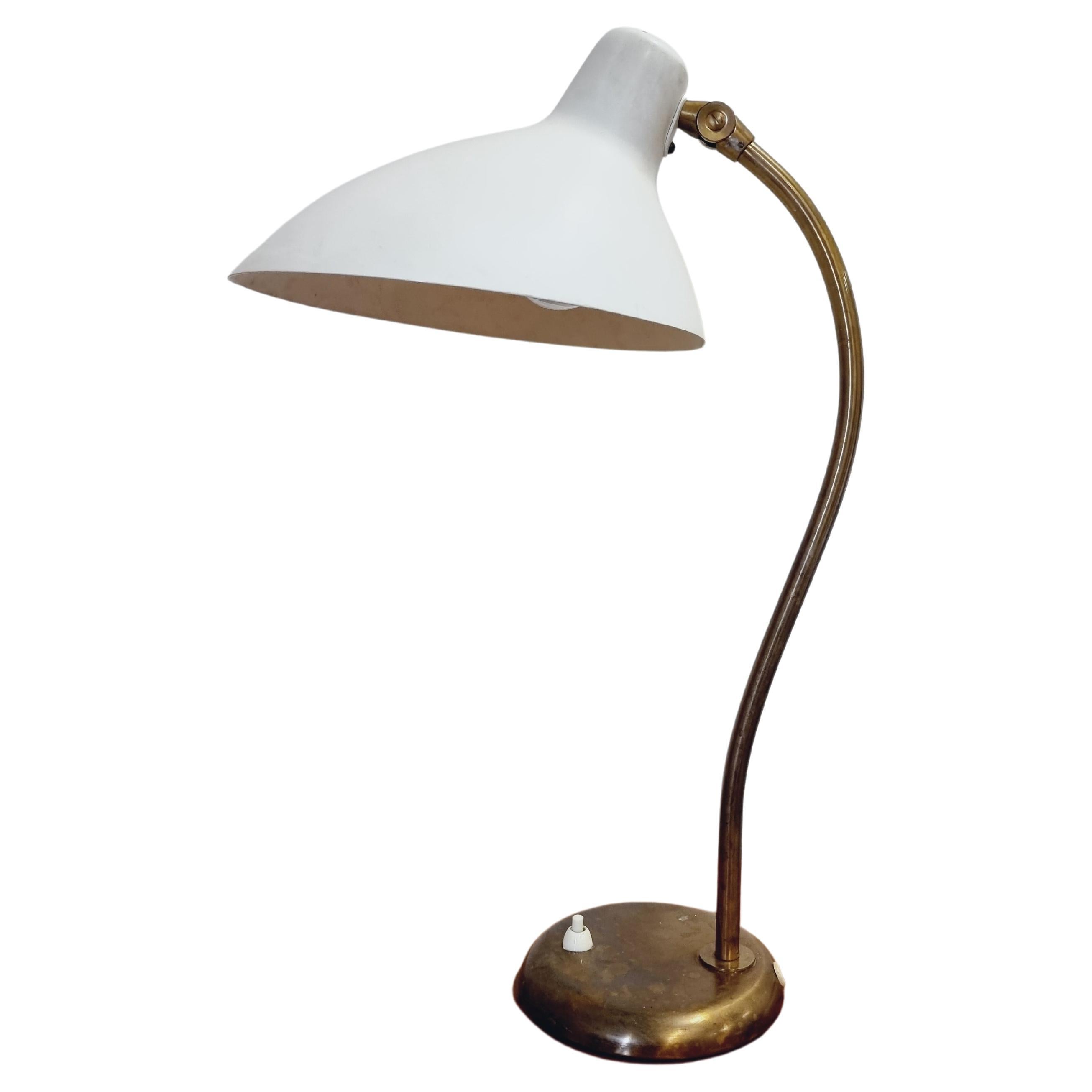 Harald Notini, Brass Table / Desk Lamp, Böhlmarks, Scandinavian Modern For Sale