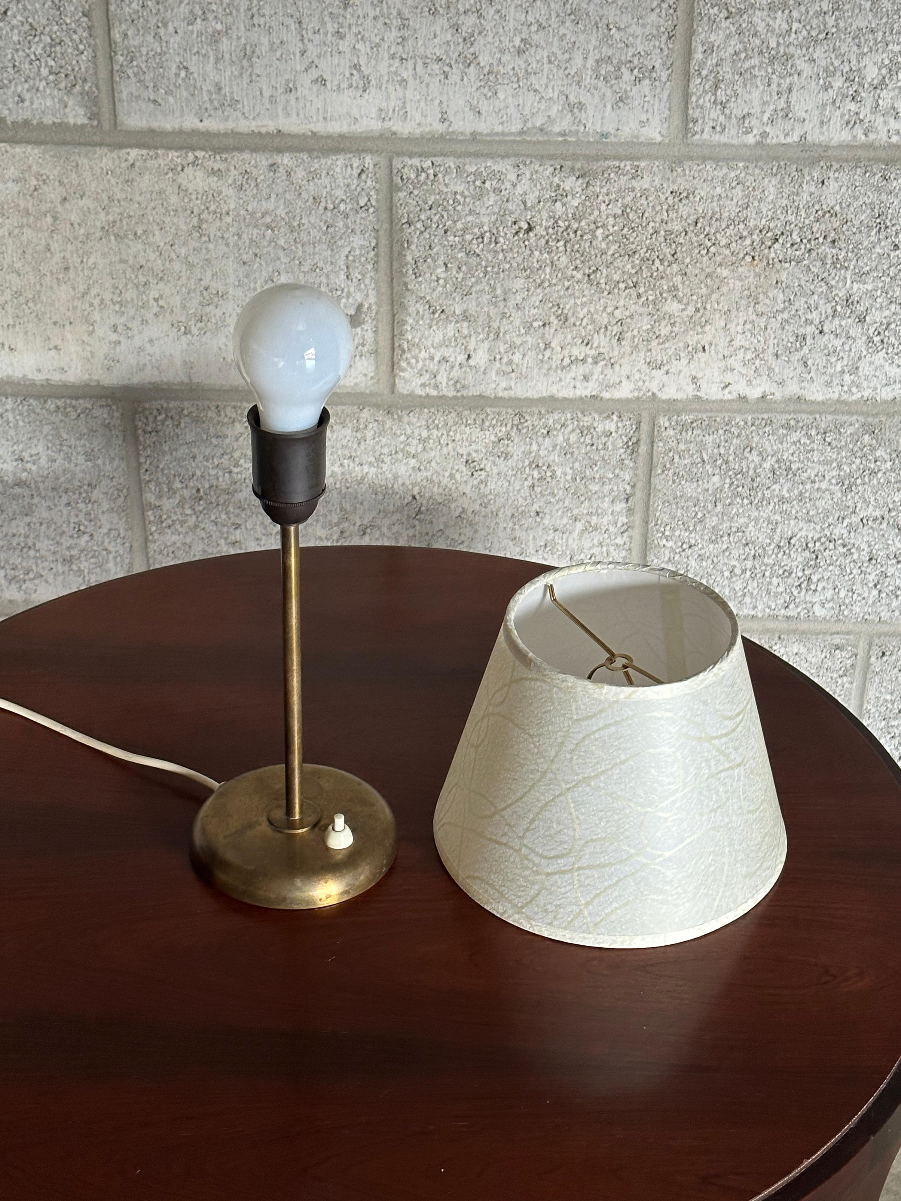 Mid-20th Century Harald Notini for Böhlmarks Attributed Table Lamp, Sweden For Sale