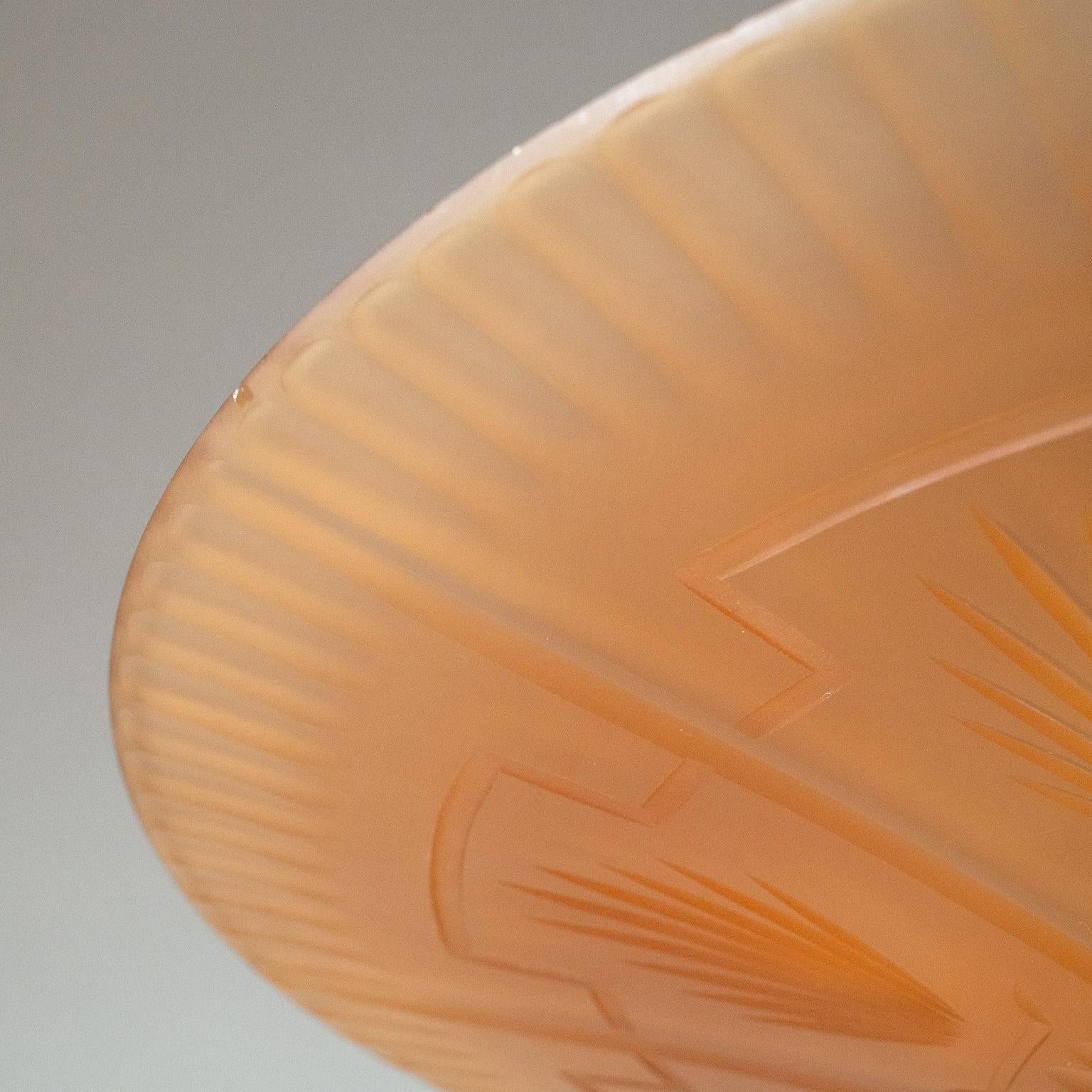 Lampadario in vetro Avana di Harald Notini, anni '30 in vendita 6