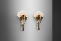 Harald Notini Model "8772/3" Wall Lights for Böhlmarks, Sweden 1950s