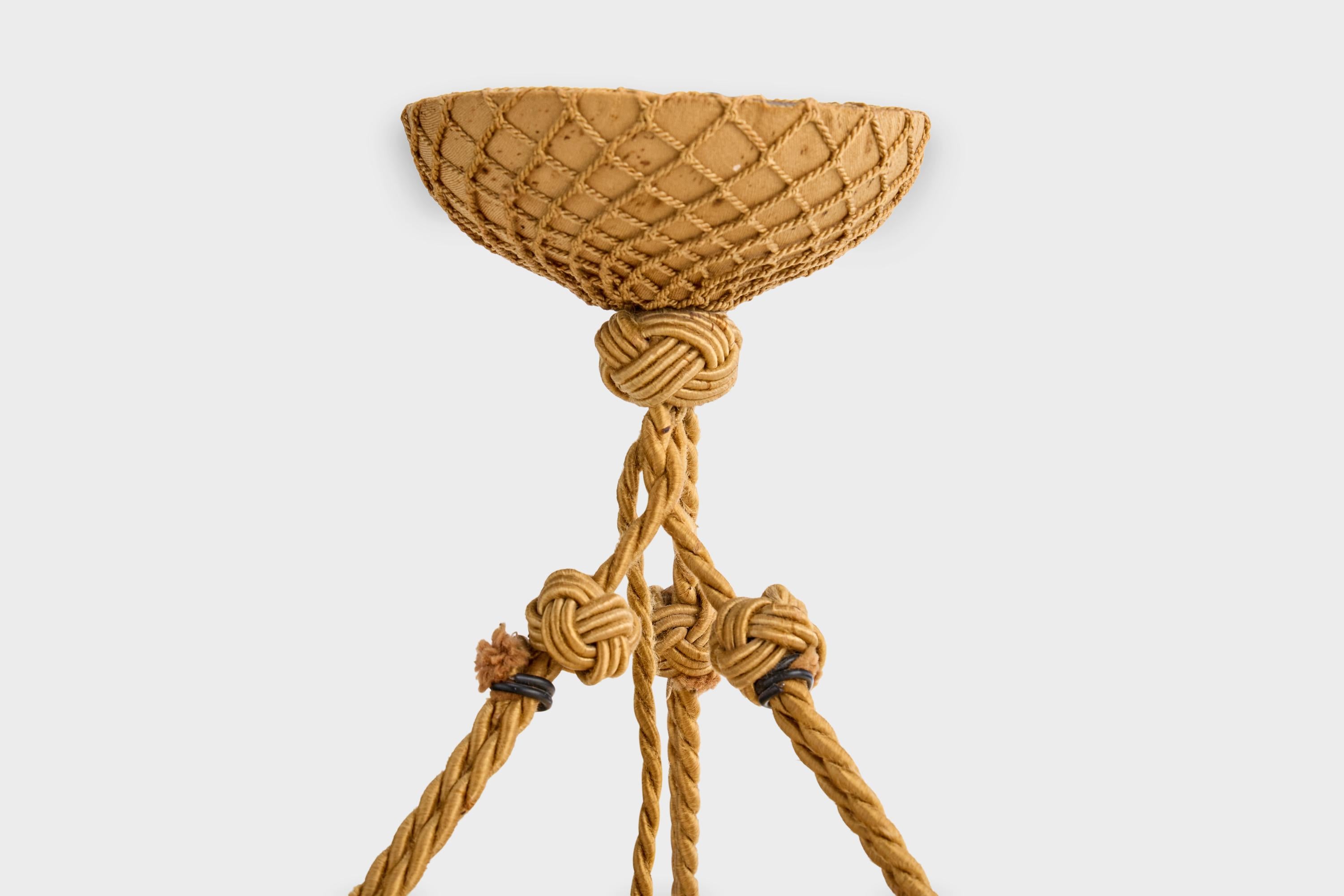 Harald Notini, lampe suspendue, verre, corde, Suède, années 1930 en vente 2