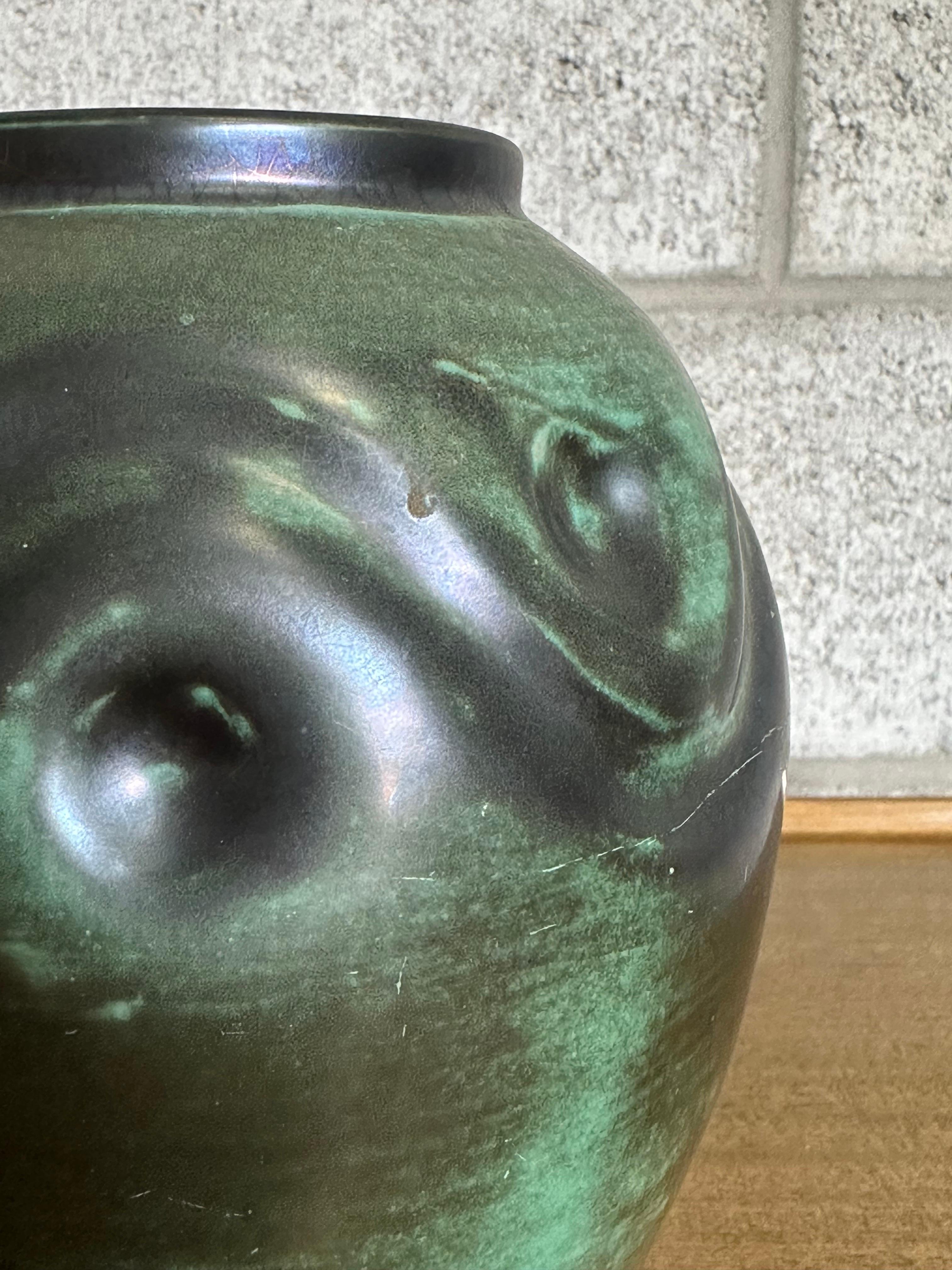 Mid-Century moderno Vaso di Harald Östergren per Upsala Ekeby, Svezia, anni '30 in vendita