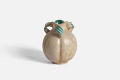 Harald Östergren, Vase, Glazed Earthenware, Upsala-Ekeby, Sweden, 1930s