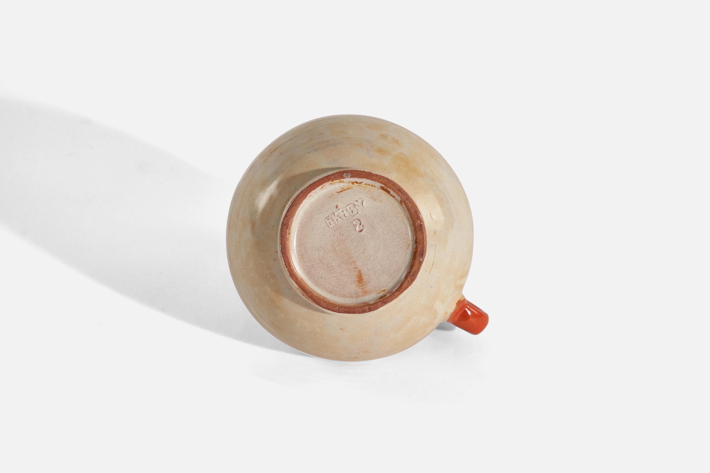 Harald Östergren, Vase, Faïence émaillée, Upsala-Ekeby, Suède, années 1930 Bon état - En vente à High Point, NC