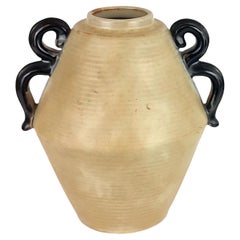 Harald Östergren, Vase, Glazed / Painted Stoneware, Upsala-Ekeby, Sweden, 1930s