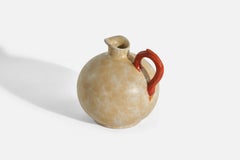 Harald Östergren, Vase / Krug aus glasiertem Steingut, Uppsala-Ekeby, Schweden, 1930er Jahre
