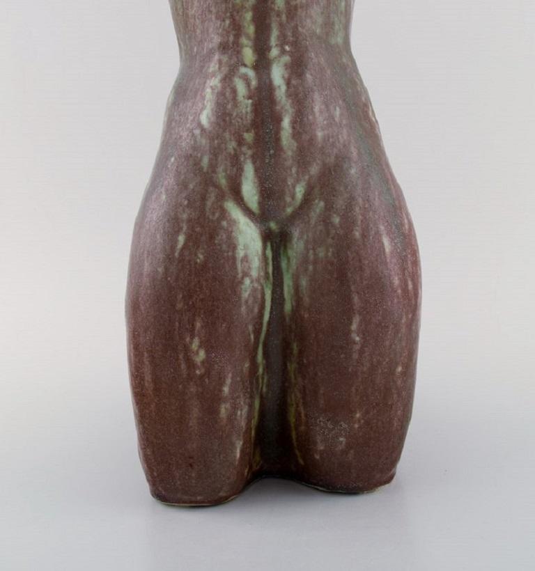 Art déco Harald Salomon pour Rrstrand, grande sculpture unique d'une femme nue en vente