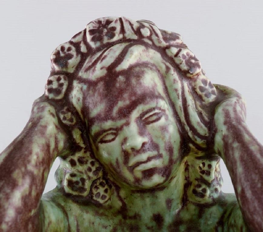 Harald Salomon pour Rrstrand, grande sculpture unique d'une femme nue en vente 1