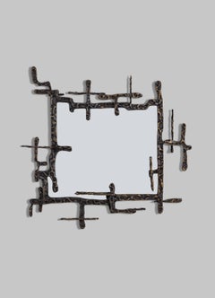 Specchio Harappa in ottone, Viya di Vikram Goyal