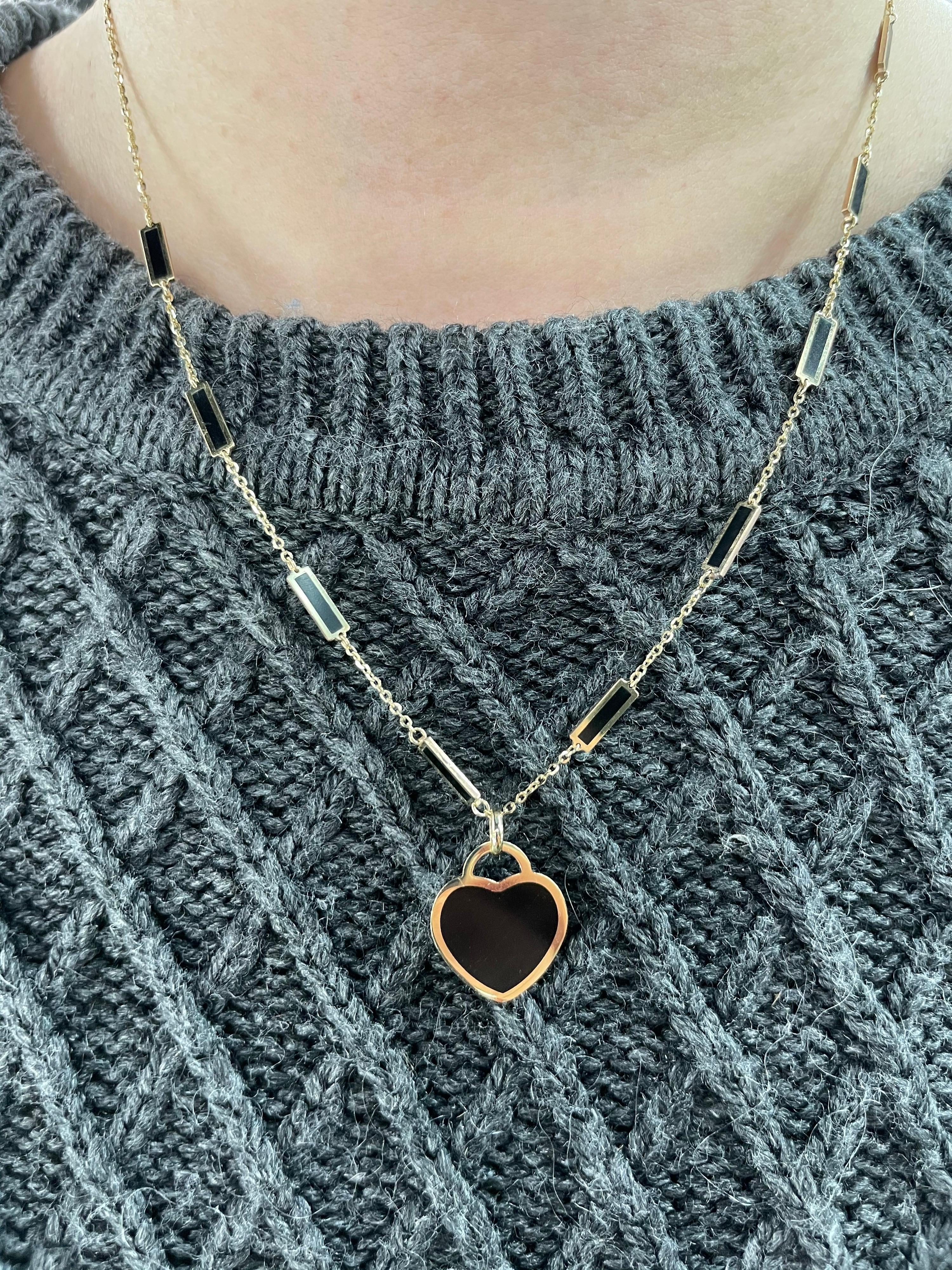 italian heart necklace