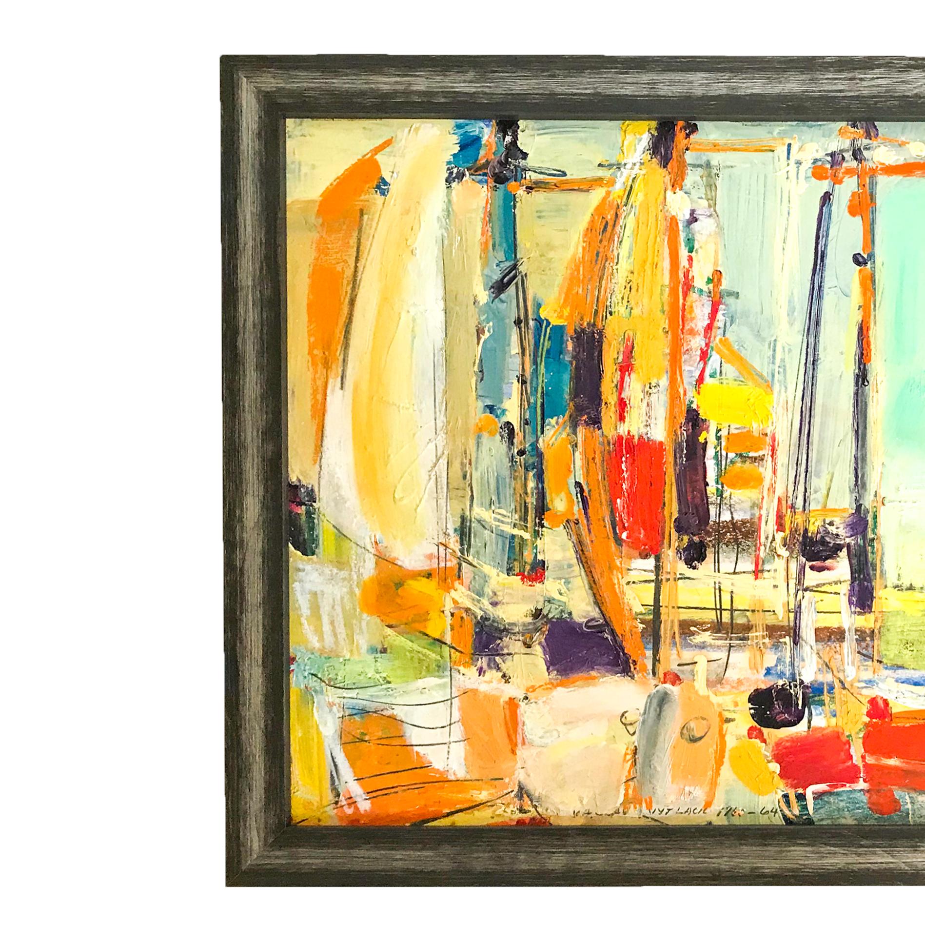 Expressionist Harbor Scene, Martha's Vineyard by Vaclav Vytlacil, 1963-1964