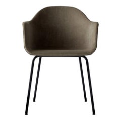 Harbour Chair, Black Steel Legs, City Velvet CA7832/078 'Grey'