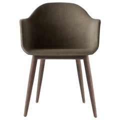 Harbour Chair, Dark Oak Legs and Grey Velvet ‘CA7832/078’