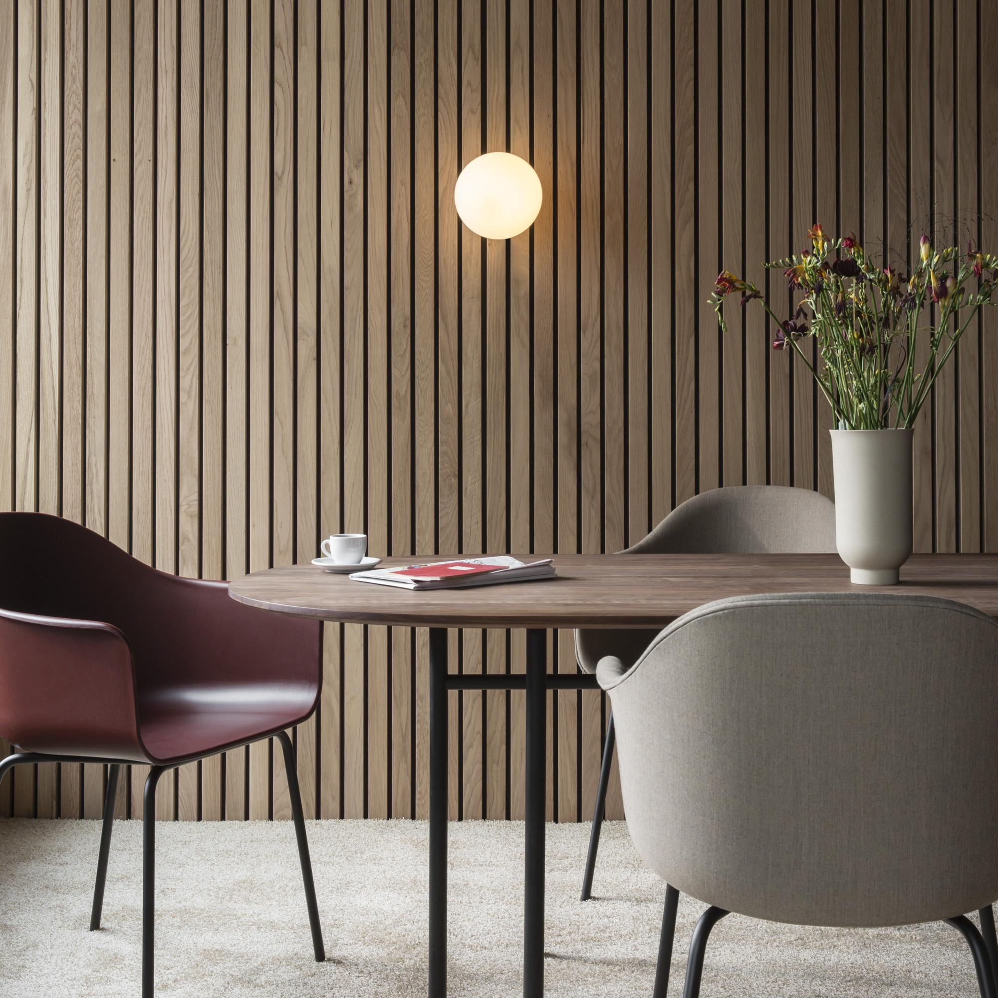 Conceived during the design process for our new creative destination Menu Space located in Copenhagen’s thriving Nordhavn (Northern Harbour) area, the Harbour Chair is the result of fulfilling a variety of needs (among others) comfortable
