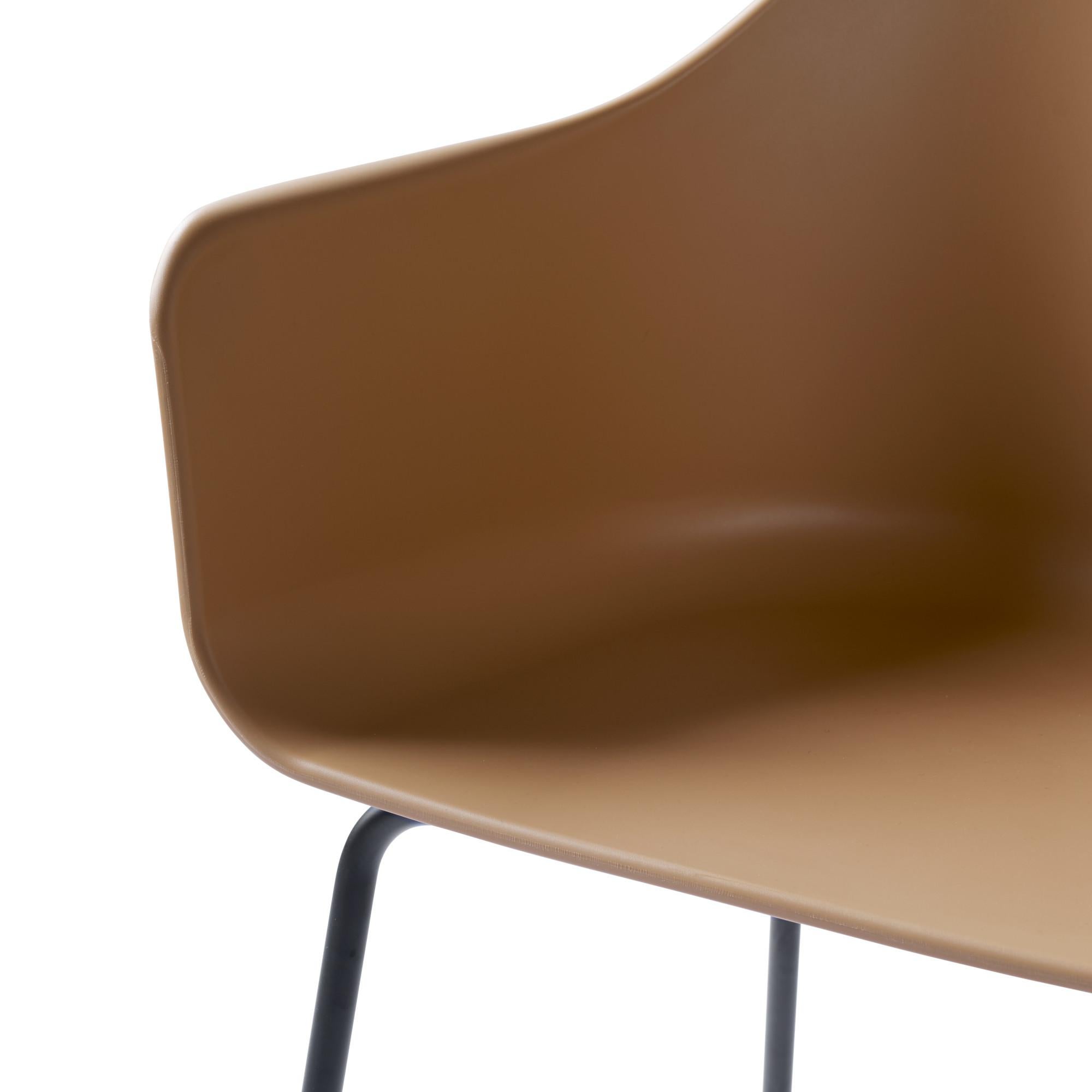 Conceived during the design process for our new creative destination Menu Space located in Copenhagen’s thriving Nordhavn (Northern Harbour) area, the Harbour chair is the result of fulfilling a variety of needs (among others) comfortable