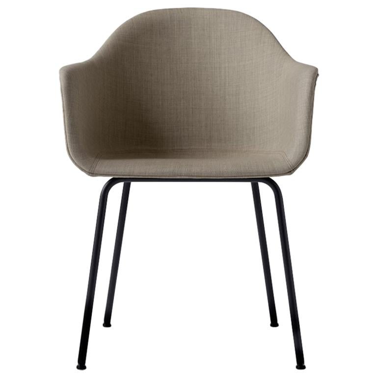 Harbour Chair, Legs in Black Steel, Sandy Brown by Norm Architects For Sale
