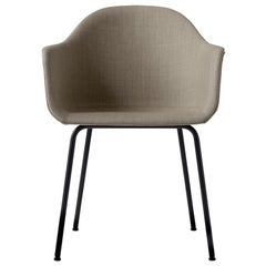 Harbour Chair, Legs in Black Steel, Sandy Brown by Norm Architects