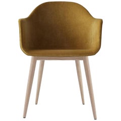 Harbour Chair, Legs in Natural Oak, City Velvet CA7832/060 ‘Orange’