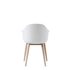 Harbour Chair, Natural Oak, White Shell