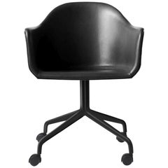 Harbour Chair Swivel Base with Black Steel Casters Nevotex "Dakar" #0842 'Black'