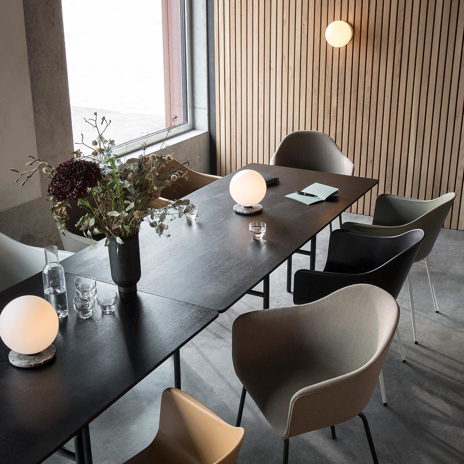 Conceived during the design process for Menu’s new creative destination Menu Space located in Copenhagen’s thriving Nordhavn (Northern Harbour) area, the Harbour Chair is the result of fulfilling a variety of needs (among others) comfortable
