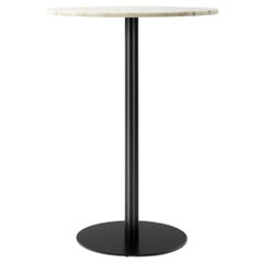 Harbour Column Bar Table, Table Top in Off-White