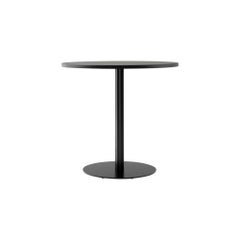 Harbour Column Dining Table, Table Top in Black Painted Oak Veneer