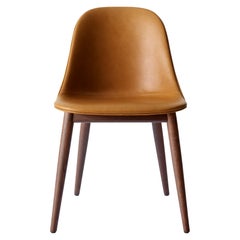 Harbour Side Chair, Base in Dark Oak, Nevotex "Dakar" #0250 'Cognac'