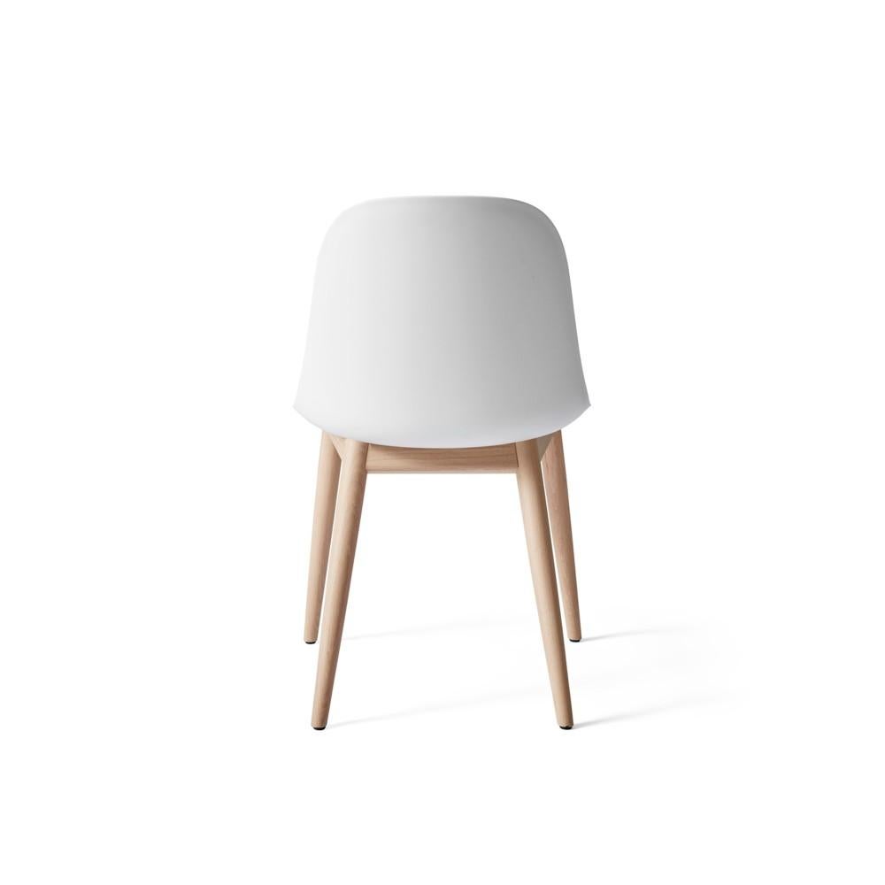 Scandinavian Modern Harbour Side Chair, Base in Natural Oak, White Shell For Sale