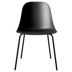 Harbour Side Chair, Black Steel Base with Black Shell