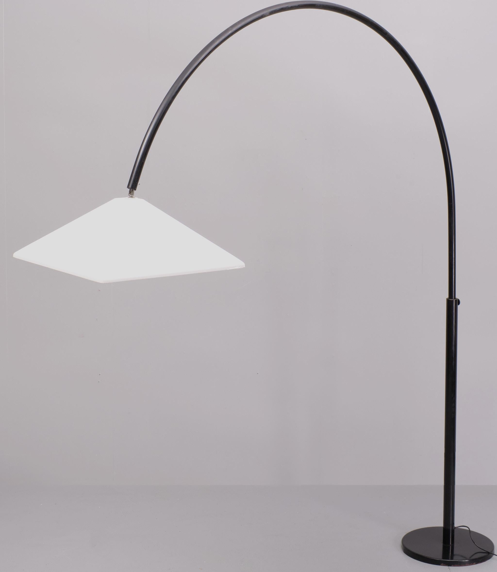 Post-Modern Harco Loor Large Arc floor lamp  1980s Holland  For Sale