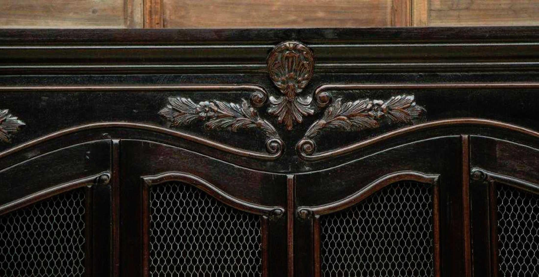 Ebonized Harcourt Display Cabinet by Scott Thomas Furniture