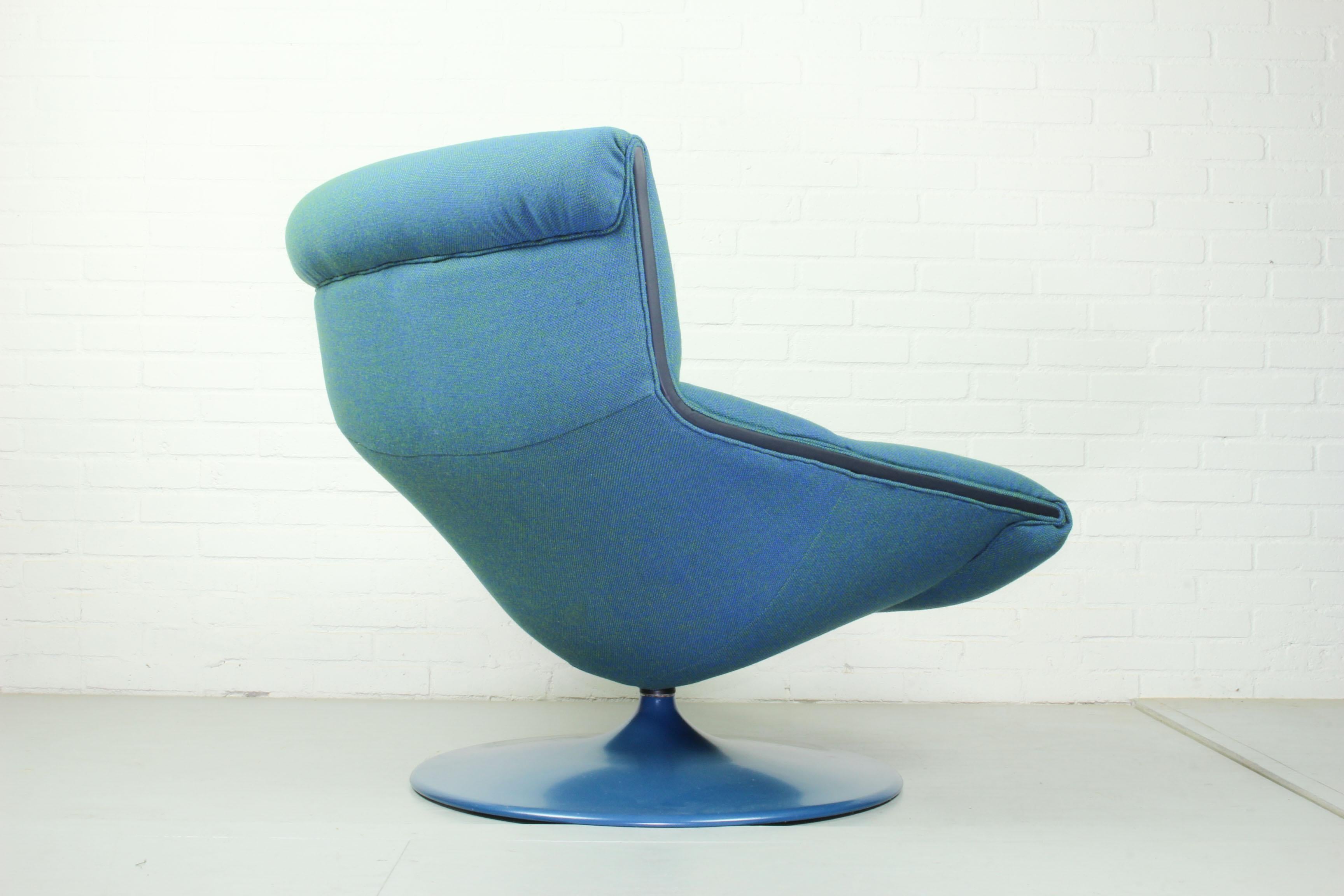 Harcourt F520 Artifort Vintage Midcentury Lounge Chair, 1970s In Excellent Condition In Appeltern, Gelderland