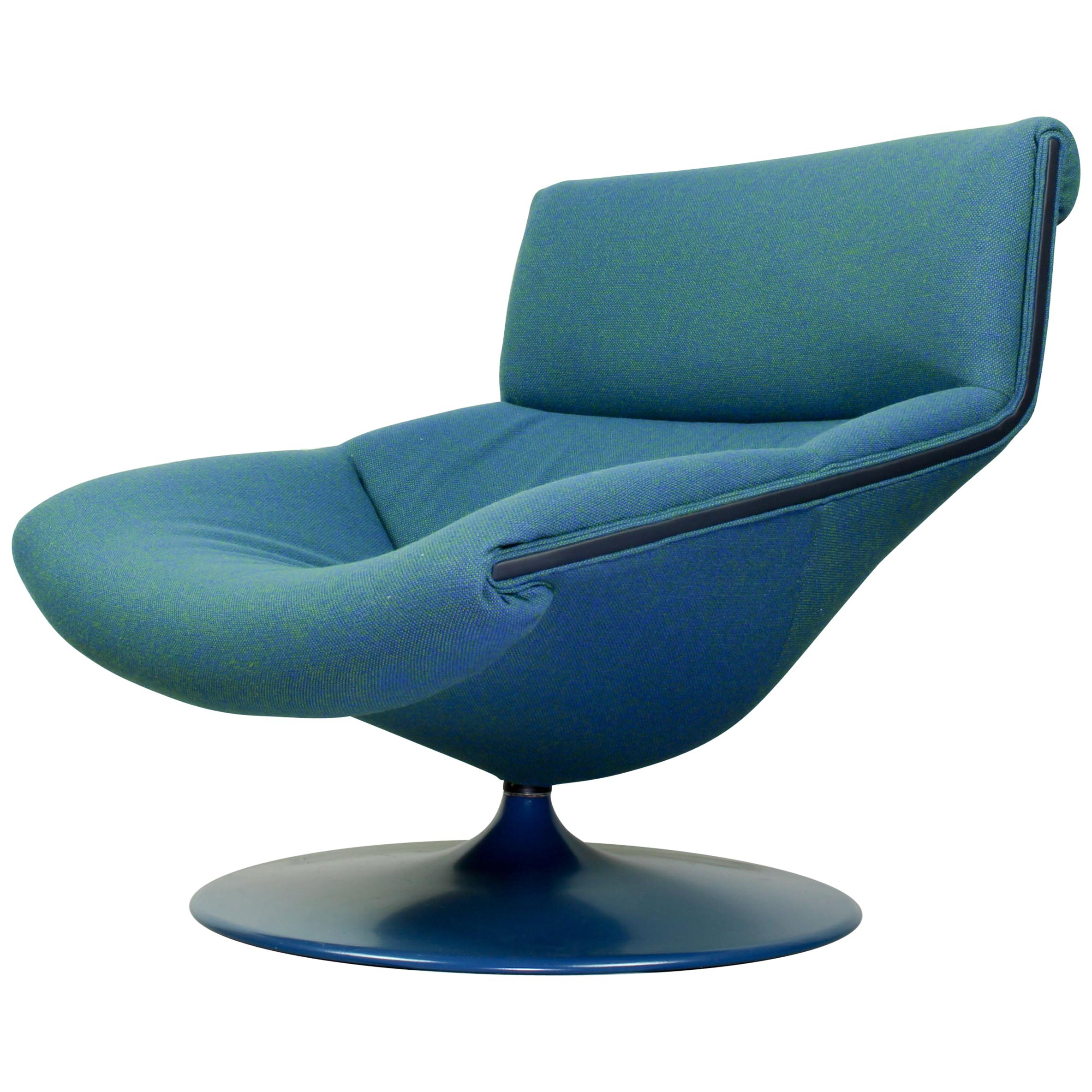 Harcourt F520 Artifort Vintage Midcentury Lounge Chair, 1970s