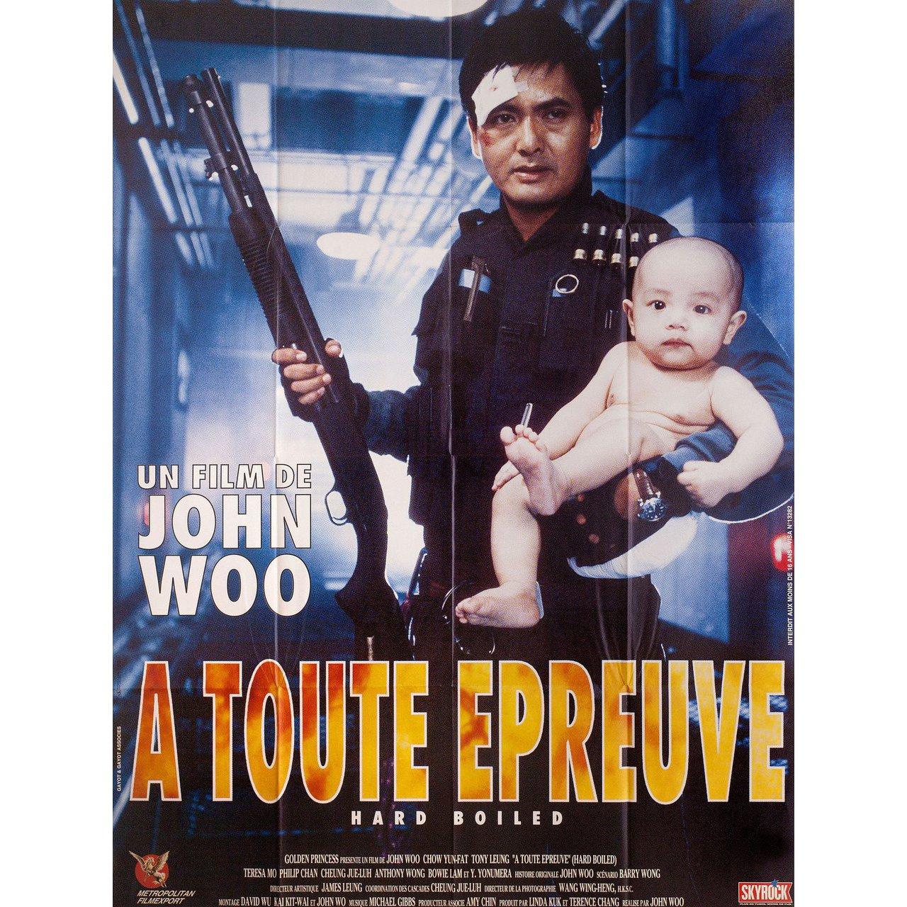 Original 1992 French Grande poster for the film “Hard Boiled” directed by John Woo with Yun-Fat Chow / Tony Chiu Wai Leung / Teresa Mo / Philip Chan. Fine condition, folded. Many original posters were issued folded or were subsequently folded.