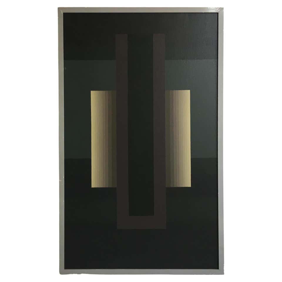John Barbour Hard Edge painting 1966 For Sale at 1stDibs