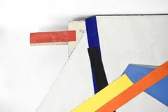 Pittura Hard Edge New York School Ab Ex Olio su tela di Dennis Ashbaugh 1976