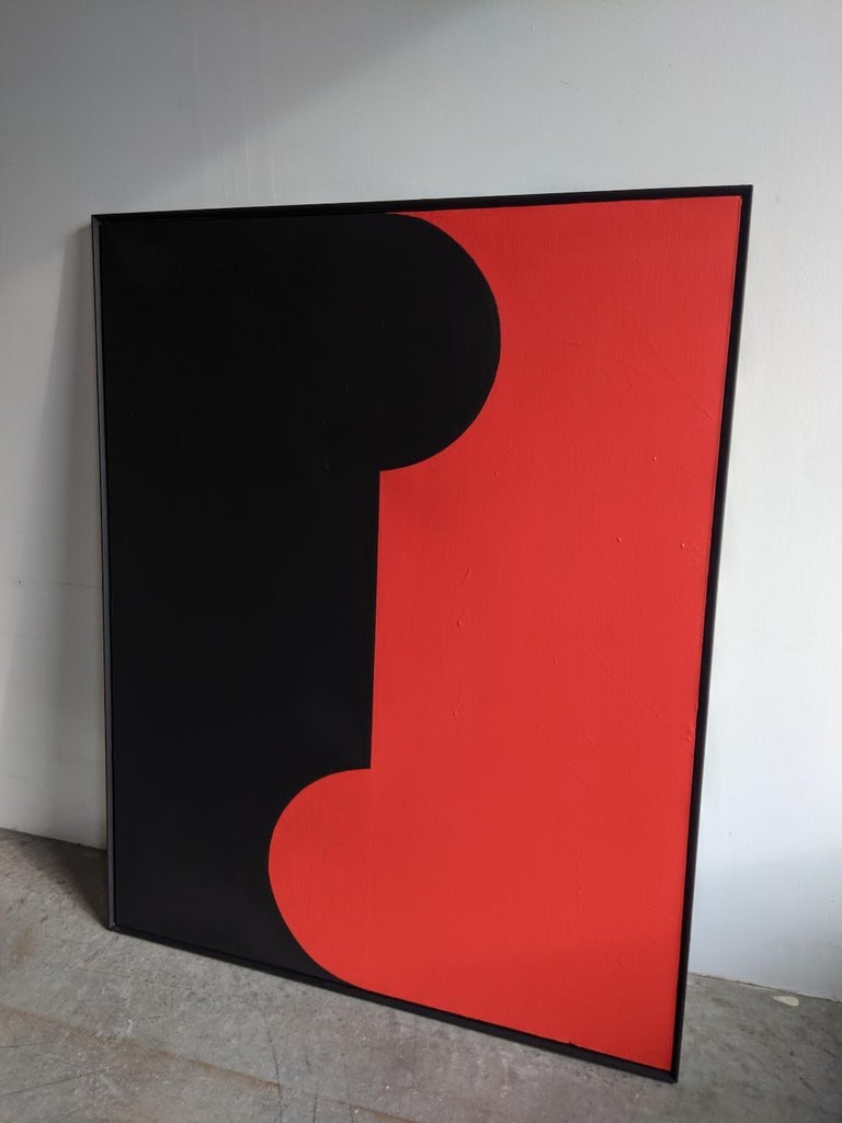 Hard-Edge Painting by Christopher O'Hayre In New Condition For Sale In Providence, RI