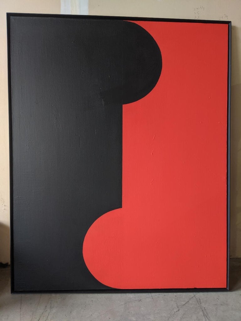 Canvas Hard-Edge Painting by Christopher O'Hayre For Sale