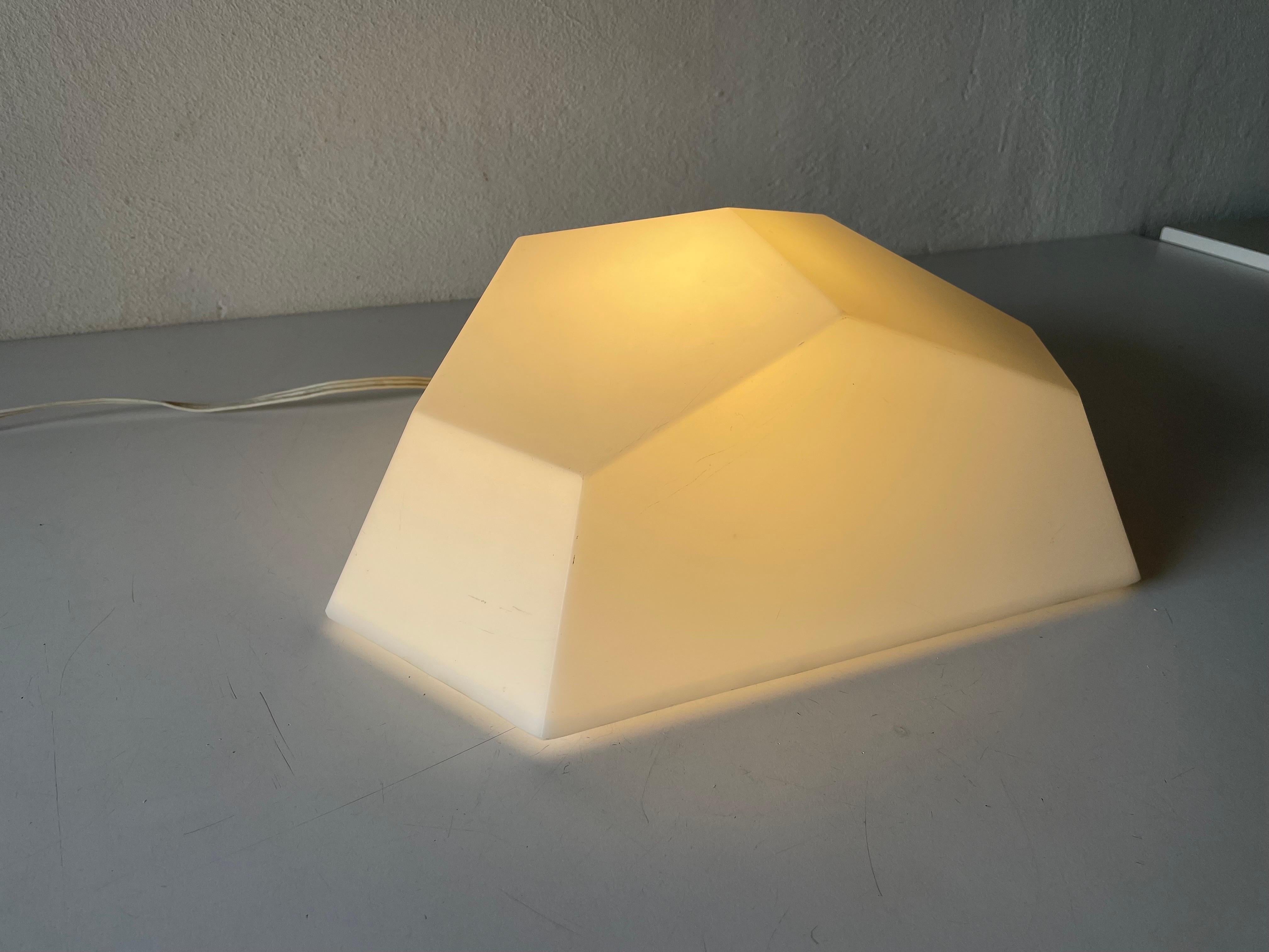 Hard Plastic Wall or Ceiling Lamp by Rudolf Dörfler, 1960s, Switzerland For Sale 4