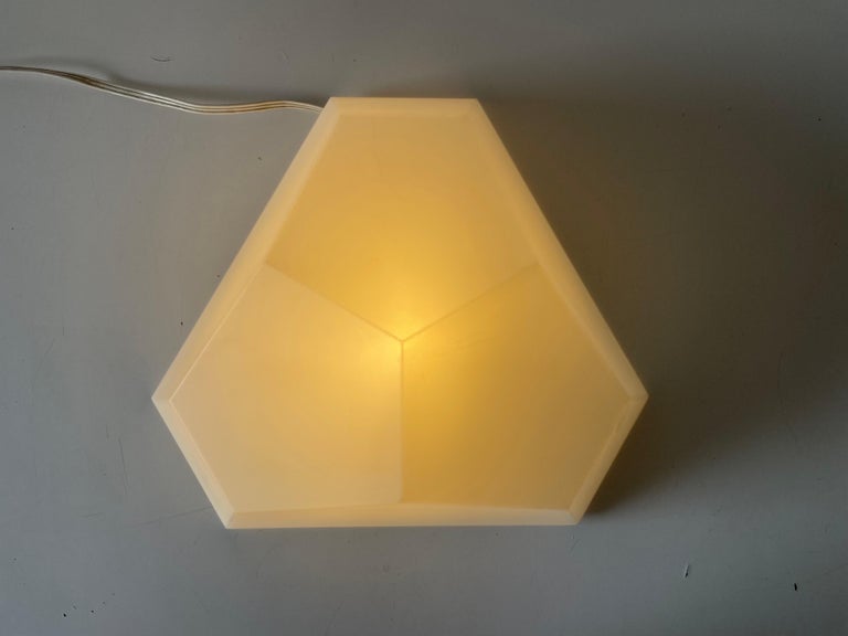 Hard Plastic Wall or Ceiling Lamp by Rudolf Dörfler, 1960s, Switzerland For  Sale at 1stDibs