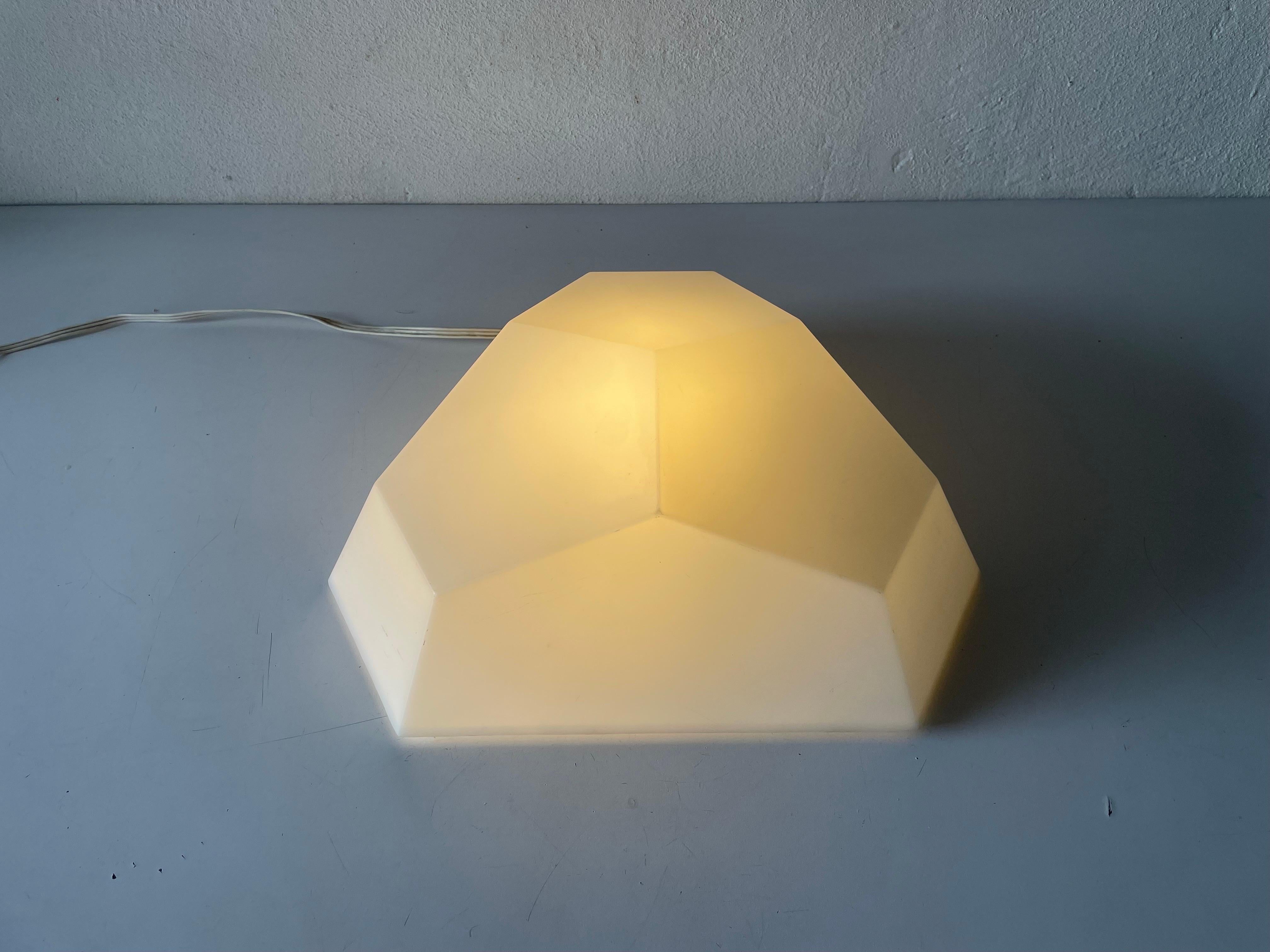 Hard Plastic Wall or Ceiling Lamp by Rudolf Dörfler, 1960s, Switzerland For Sale 6