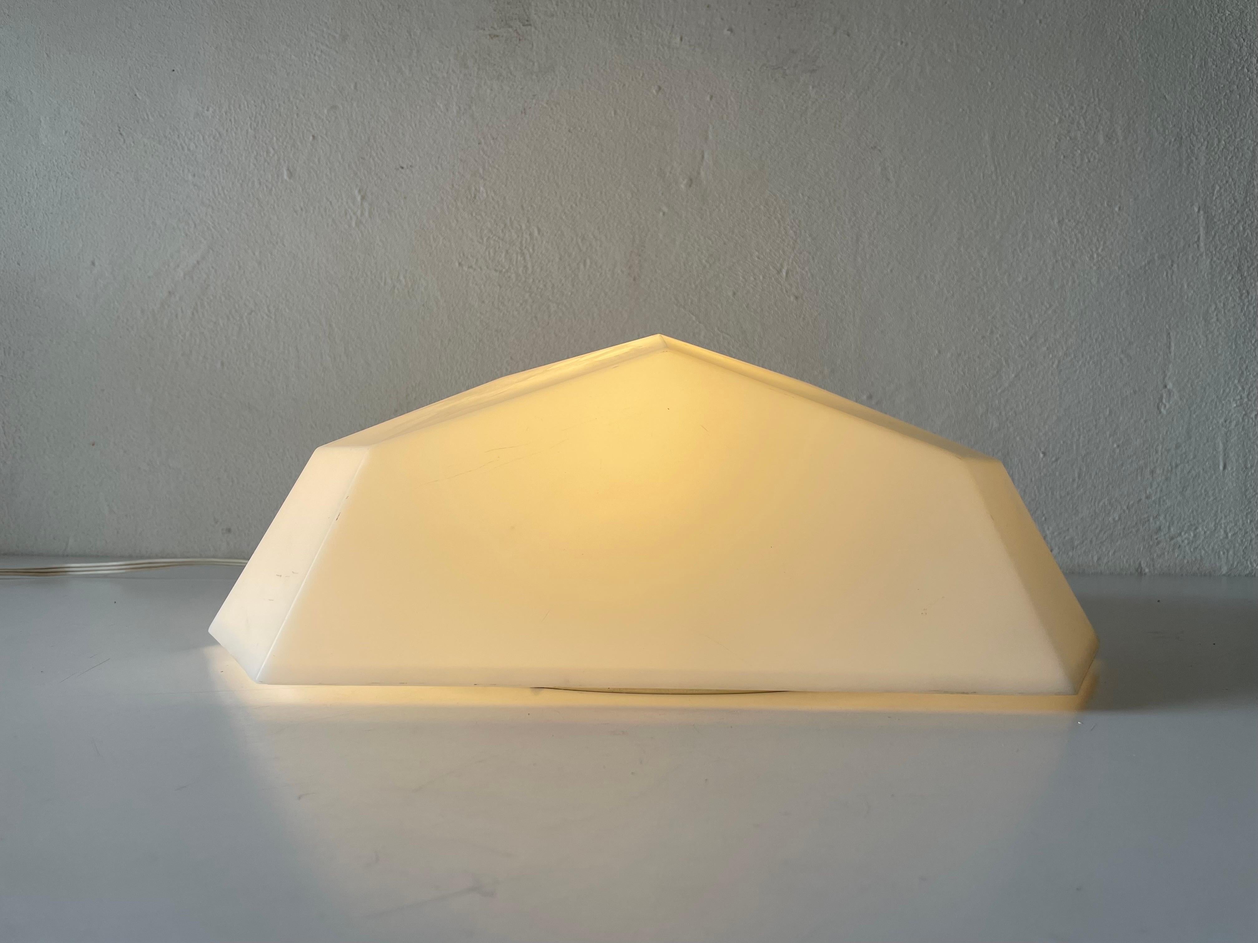 Hard Plastic Wall or Ceiling Lamp by Rudolf Dörfler, 1960s, Switzerland For Sale 8