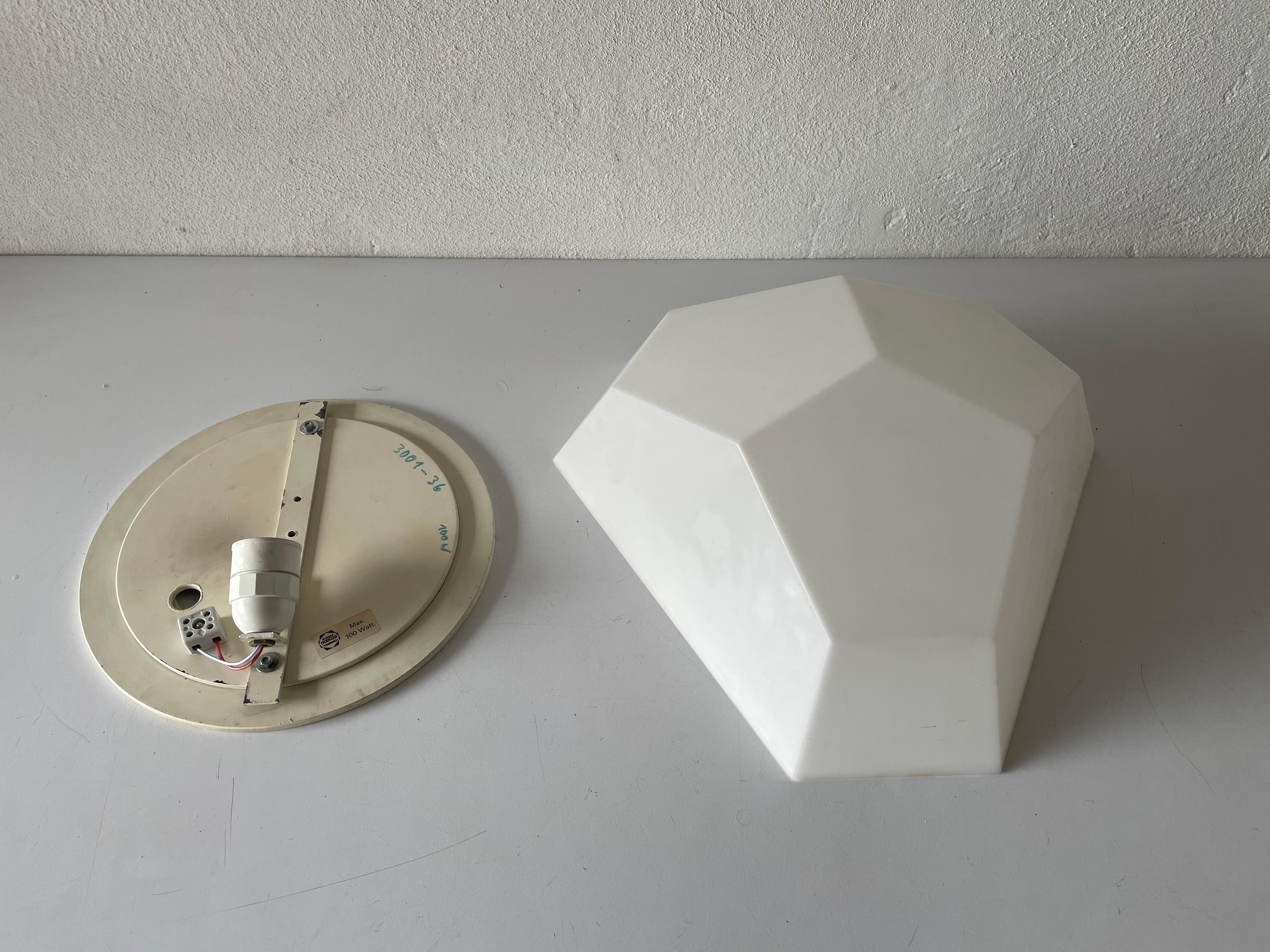 Hard Plastic Wall or Ceiling Lamp by Rudolf Dörfler, 1960s, Switzerland For Sale 9