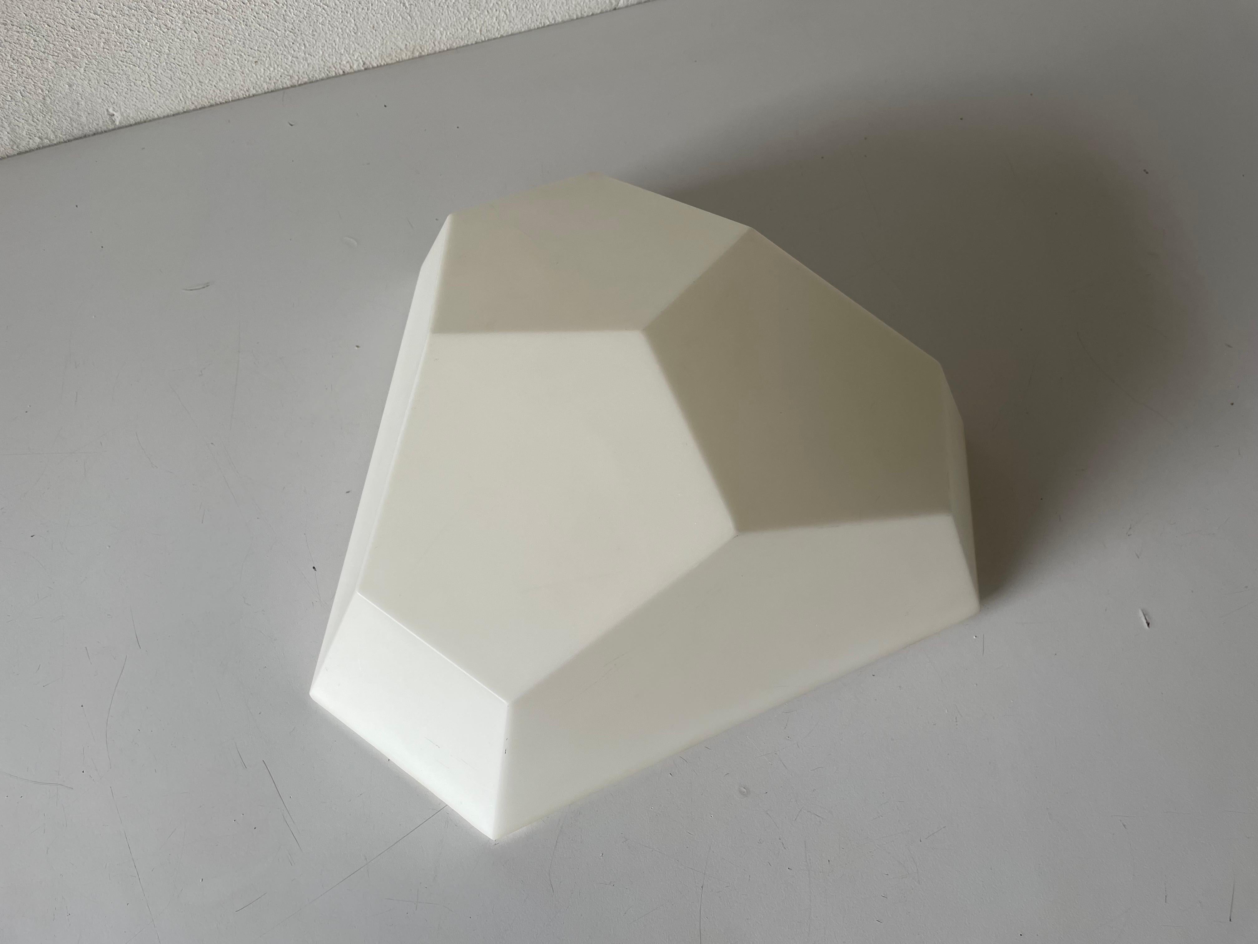 Hard Plastic Wall or Ceiling Lamp by Rudolf Dörfler, 1960s, Switzerland In Good Condition For Sale In Hagenbach, DE
