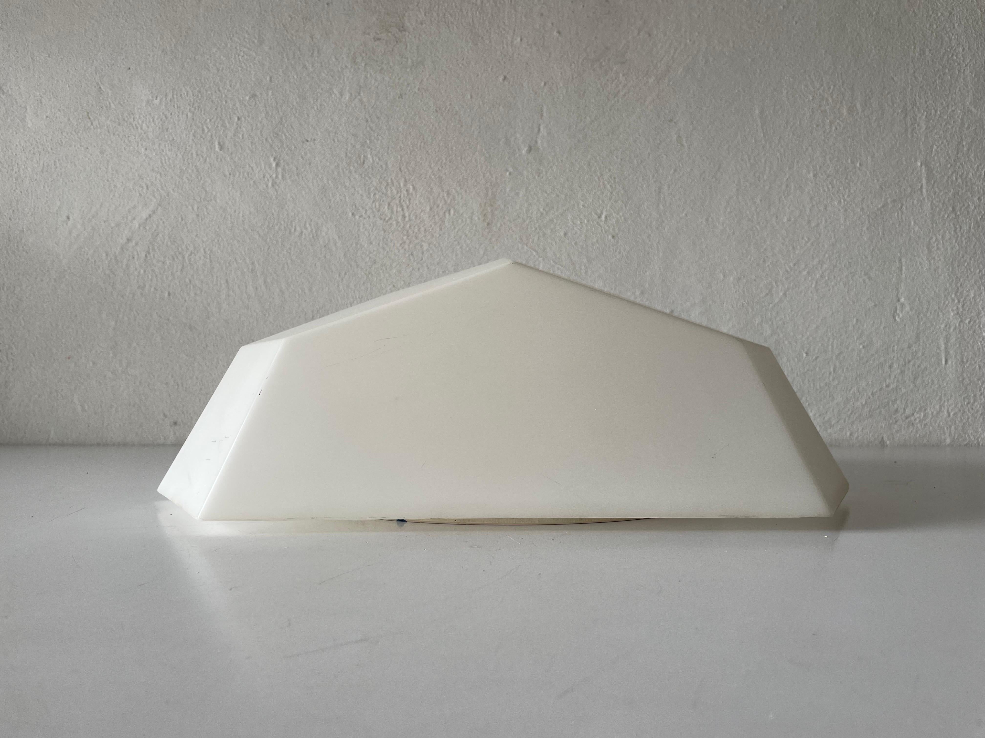 Mid-20th Century Hard Plastic Wall or Ceiling Lamp by Rudolf Dörfler, 1960s, Switzerland For Sale