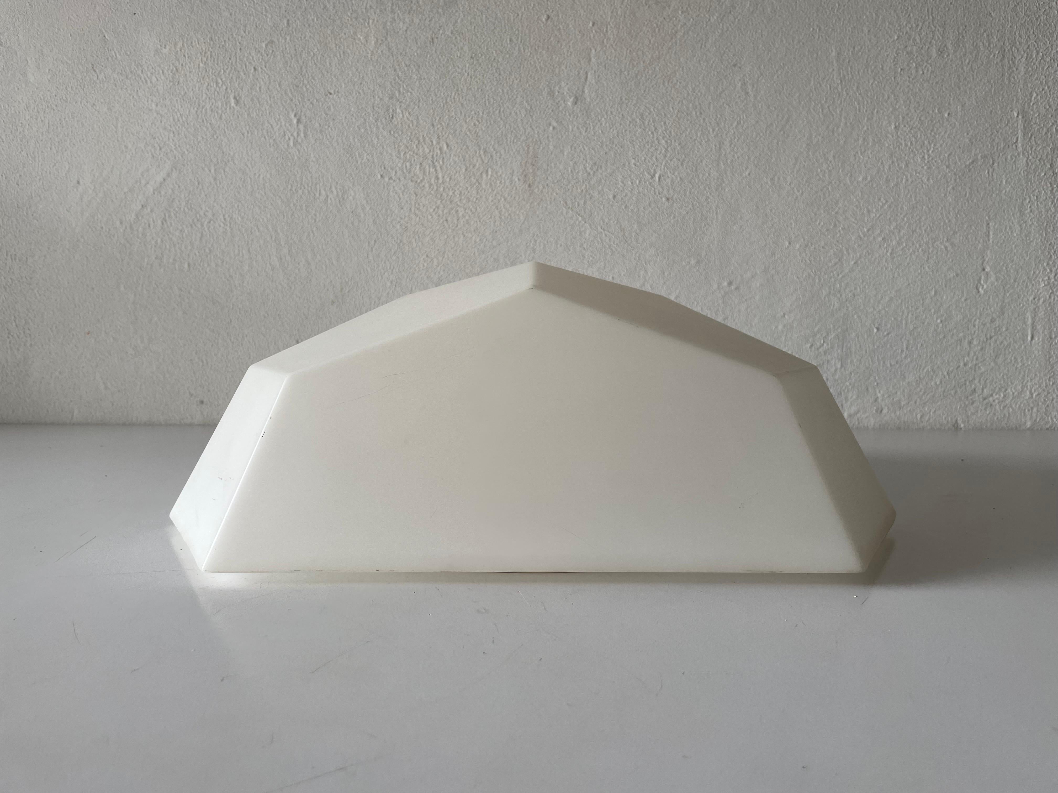Hard Plastic Wall or Ceiling Lamp by Rudolf Dörfler, 1960s, Switzerland For Sale 1