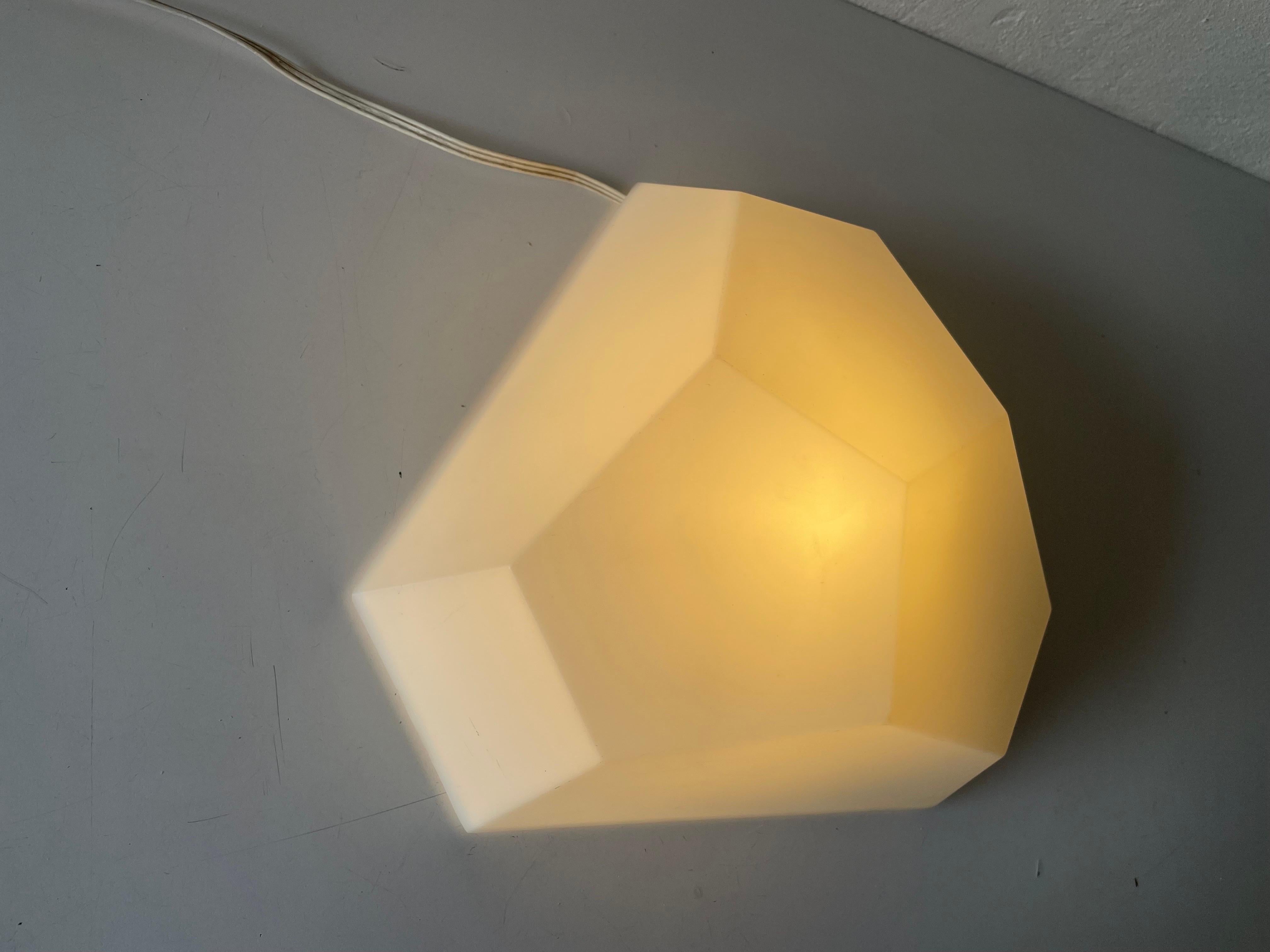 Hard Plastic Wall or Ceiling Lamp by Rudolf Dörfler, 1960s, Switzerland For Sale 2