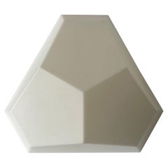 Hard Plastic Wall or Ceiling Lamp by Rudolf Dörfler, 1960s, Switzerland